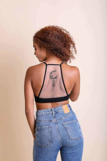 The Crescent Moon Dream Catcher Bralette